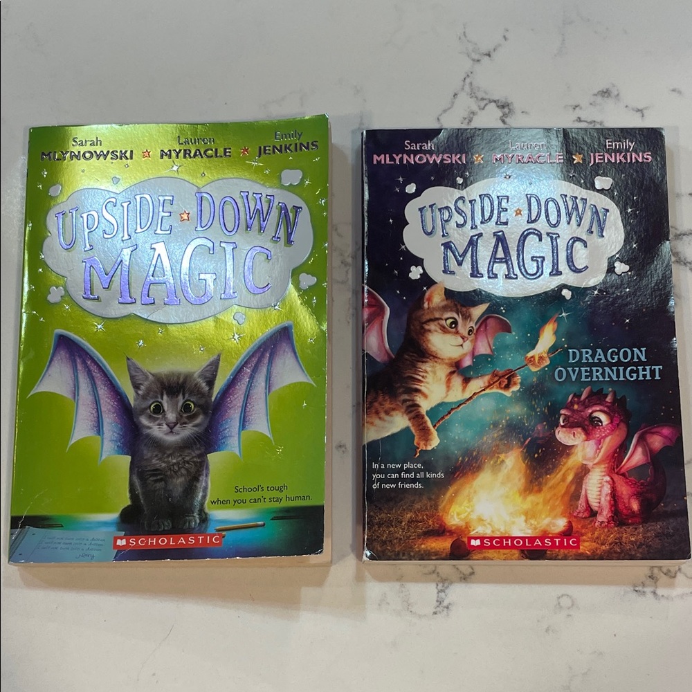 Scholastic Upside-Down Magic Book Set of 2